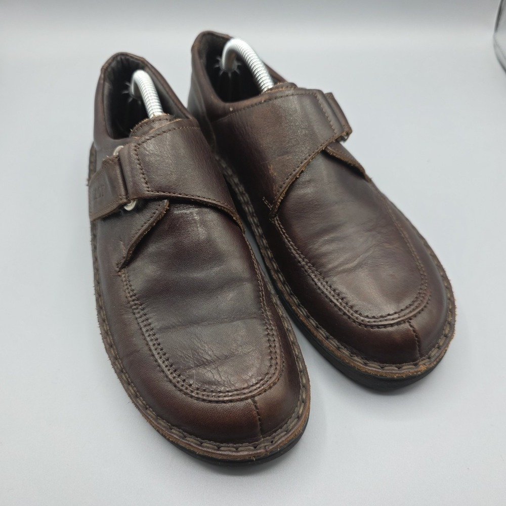 Taos Loafers Womens 38 Brown Leather Comfort Slip On‎ Strap Classic Casual Shoes